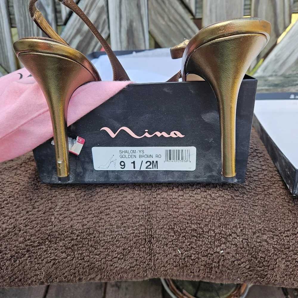 Nia high heel sling backs - Picture 2 of 3